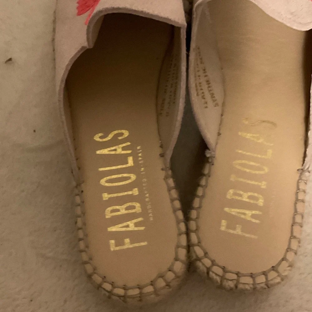 Floral Embroidered Espadrille Mules